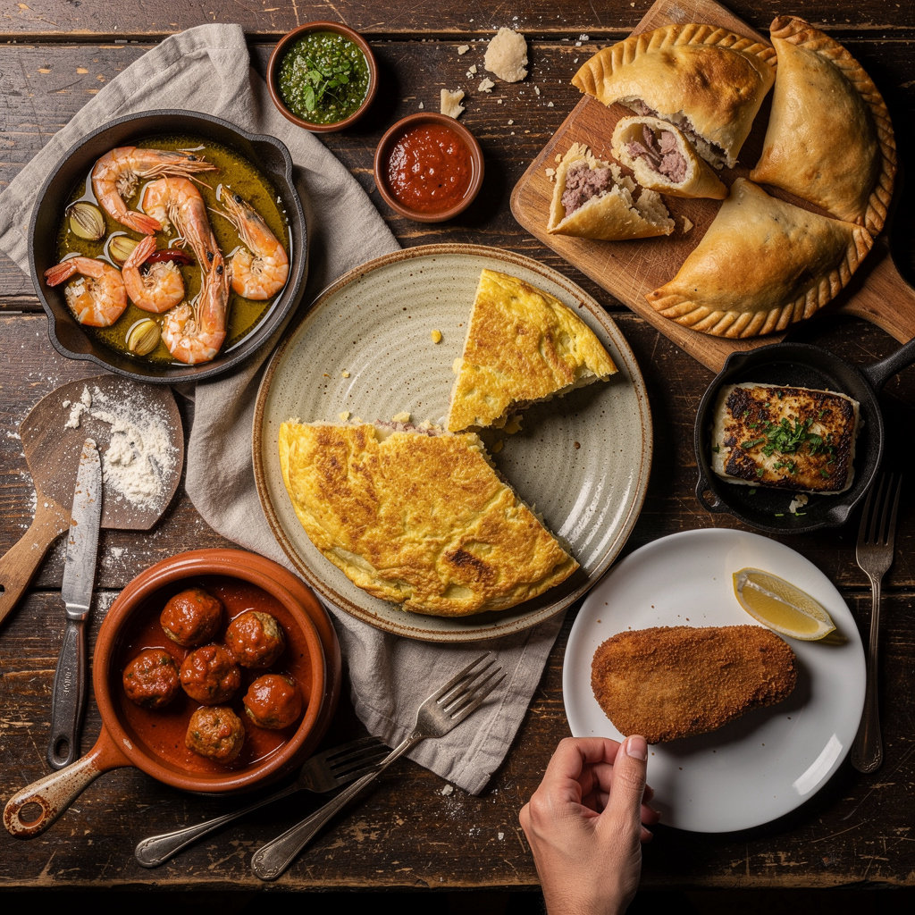 La Popular platos españoles y comida tradicional argentina - tortillas, carnes y especialidades clásicas